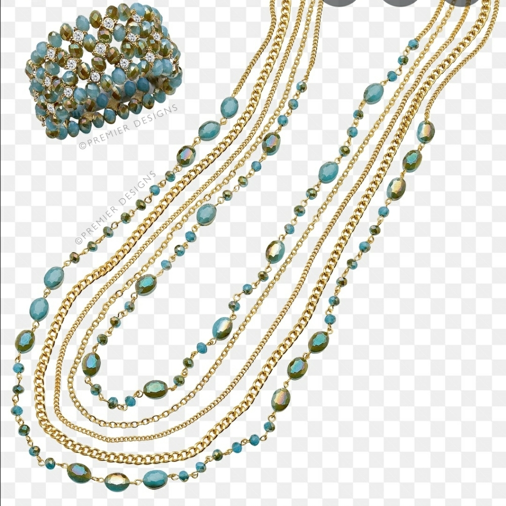 Premier Designs Belize Necklace and Bracelet